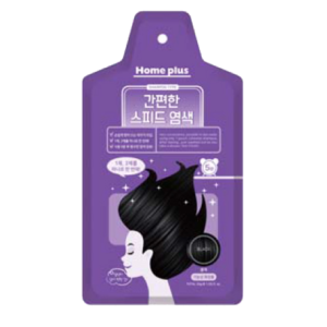 Pyeonan 2 in 1 - 5 minutes Speed Hair Color Shampoo(Fine Black) 2 合1 - 5分鐘快速天然草本染髮劑(黑色)