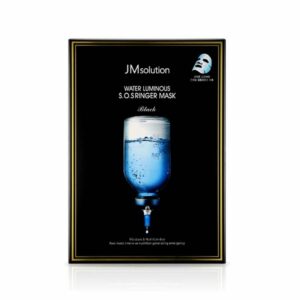 JM Solution Water Luminous S.O.S Ringer Mask Black (Pack of 10) 水光S.O.S面膜10片裝
