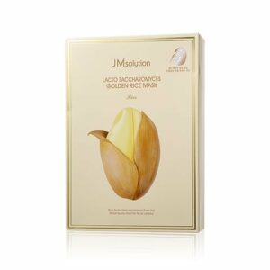 JM Solution Lacto Saccharomyces Golden Rice Mask 10pcs 乳酸酵母黃金米面膜10片裝