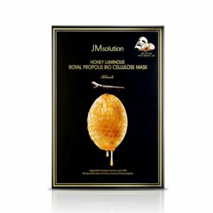 JM Solution Honey Luminous Royal Propolis Bio Cellulose Face Mask 10pcs 蜂蜜夜光蜂膠生物纖維素面膜10片裝